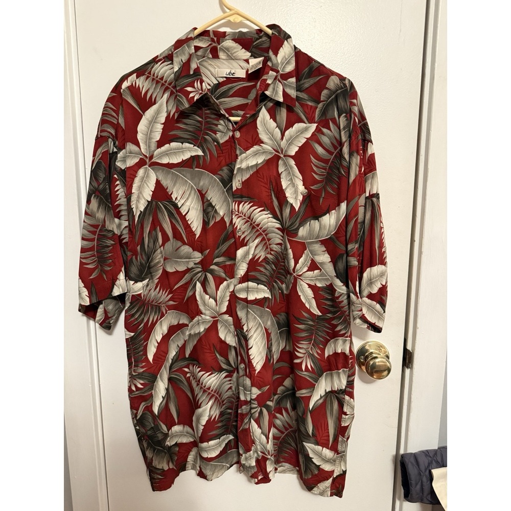 Men's UBC Red Hawaiian Shirt size XL